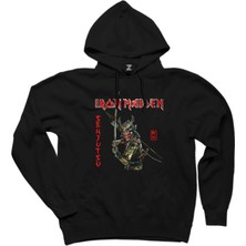 Iron Maiden Senjutsu Siyah Kapşonlu Sweatshirt Hoodie