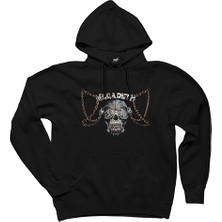 Megadeth Prisoner Skull Siyah Kapşonlu Sweatshirt Hoodie