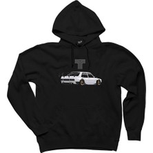 Tofaş Şahin Modifiye Siyah Kapşonlu Sweatshirt Hoodie