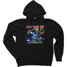 Iron Maiden The Final Frontier Siyah Kapşonlu Sweatshirt Hoodie