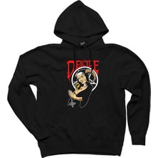 Deicide Illustrator Siyah Kapşonlu Sweatshirt Hoodie