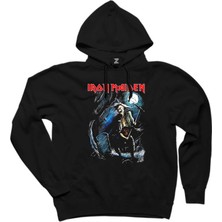 Iron Maiden Benjamin Siyah Kapşonlu Sweatshirt Hoodie