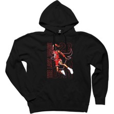 Chicago B. The Last Dance Siyah Kapşonlu Sweatshirt Hoodie
