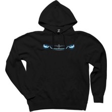 Bmw I8 Headlights Siyah Kapşonlu Sweatshirt Hoodie