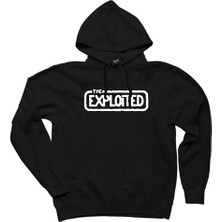 The Exploited Logo Siyah Kapşonlu Sweatshirt Hoodie