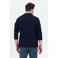 Slimfit Erkek Spor Ceket Örme Pamuk Karışımlı Kumaş Full Stretching Fabric Yeni Sezon