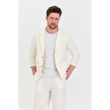 Slimfit Erkek Spor Ceket Örme Pamuk Karışımlı Kumaş Full Stretching Fabric Yeni Sezon