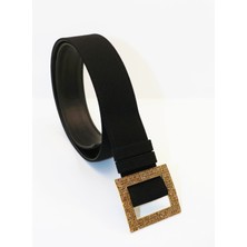 Eclipse Gold Taşlı Siyah Kemer