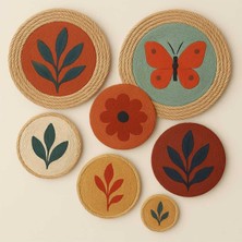 El Boyama Kelebek Duvar Süsü