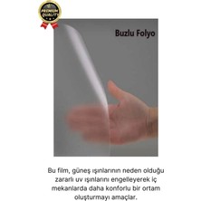 Premium Uv Engelleyici Içeriyi Göstermeyen Yapışkan Iz Bırakmaz Ofis Ev Buzlu Cam Filmi 2 mt x 60 cm
