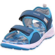 Superfit 000586 Criss Cross Mavi Çocuk Sandalet