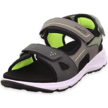 Superfit 000583 Criss Cross Gri Çocuk Sandalet