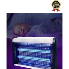 Çift Florasan Yüksek Güç Sessiz Zincir Askılı Sineksavar Elektrikli Uv Sivrisinek Öldürücü Kovucu