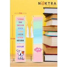 Noktra Originals Film Kaplı, Püsküllü Kitap Ayraçları - Bırak Okumayı Da Uyuyalım!