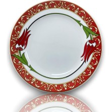 Dm Porselen Kadife Kutulu Plaket Tabak 25 cm Dm-9