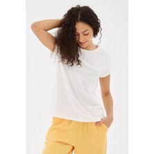 Fashıon Frıends Kadın Bisiklet Yaka T-Shirt 25Y0933K1