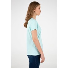 Fashıon Frıends Kadın Bisiklet Yaka T-Shirt 25Y0933K1