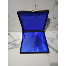 Dm Porselen Kadife Kutulu Plaket Tabak 25 cm Dm-7