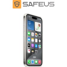 Safeus Apple iPhone Crystal Sert Magsafe Özellikli Parlak Şeffaf Premium Kılıf