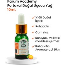Karum Academy  Doğal Cam Damlalıklı Portakal Uçucu Yağ 10ml