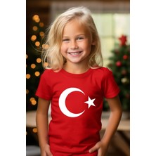 Dode Flora Çocuk Ay Yıldız Hilal Baskılı Tişört