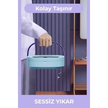 Mini Katlanabilir Çamaşır Makinesi Kamp, Karavan, Seyahat, 220V Girişli
