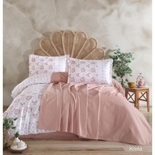 Clasy %100 Pamuk Çift Kişilik Pikeli Nevresim Takımı Oda Kokusu Hediye