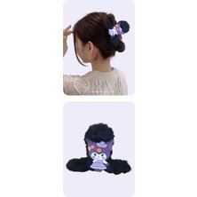 3-12 Yaş Kız Çocuklar Için Figürlü Peluş Mandal Toka Kız Çocuk Toka Çocuk Tokası