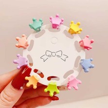 10 Adet Mini Boy Mandal Toka Seti Bebek Toka Seti Kız Çocuk Toka Küçük Mandal Toka Okul Tokası