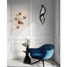 Kuş Tüyü Desenli Duvar Dekoru