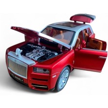 Çek Bırak 1:22 Sesli ve Işıklı Buharlı Rr Lüx Metal Jeep Kırmızı