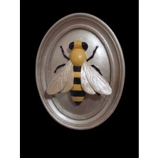 El Yapımı Dekoratif Duvar Süsü,arı Objeli Çerçeve,dekoratif Arı Çerçeve.