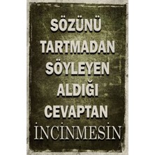 Ahşap Poster "retro Ahşap Poster" Mobilya