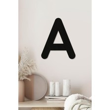 A Harfi - Tamamlanabilir Duvar Yazısı Harfi - Isim Yazmak Için Lazer Kesim Ahşap Harf
