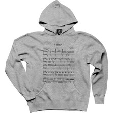 Guns N Roses November Rain Gri Kapşonlu Sweatshirt Hoodie