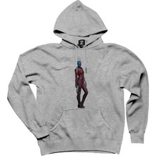 Galaksinin Koruyucuları Nebula Gri Kapşonlu Sweatshirt Hoodie