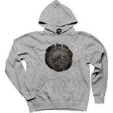 Sepultura Quadra Gri Kapşonlu Sweatshirt Hoodie