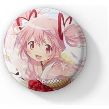 Puella Magi Madoka Magica Anime Buton Rozet 58 mm