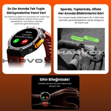 Harvox Watch Rx-4 Akıllı Saat Apple iPhone ve Android Tüm Telefonlara Uyumlu