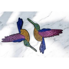 Modern Sinekkuşu Figürlü Duvar Dekorasyonu