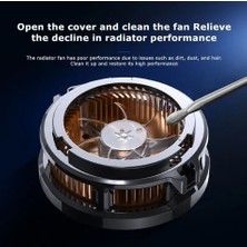 Serreha  CX07 Memo Telefon Soğutucu Kablolu Rgb Fan Manyetik Mıknatıslı Magsafe Destekli Ultra Güçlü