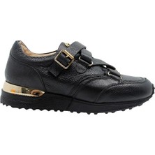 Poletto   Deri Sıyah Sneaker Düz 4257 153