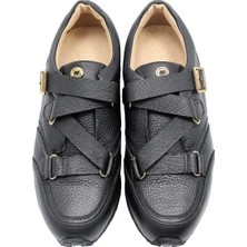 Poletto   Deri Sıyah Sneaker Düz 4257 153