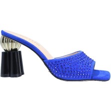 Poletto   Deri Sax Mavı Terlık Gece/abiye 319 263 V1