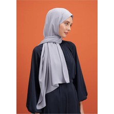 Tesettür Hijab Medine Ipeği Şal*gümüş