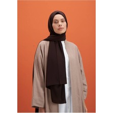 Tesettür Hijab Medine Ipeği Şal*acı Kahve