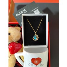 Sevgiliye Hediye:peluş Ayı Anahtarlık,316L Zirkon Çelik Kolye,bardak,çikolata.