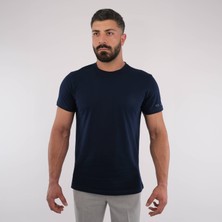 Kol Detaylı Düz Tshirt %100 Organik Pamuk