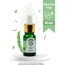 Karum Academy Aromaterapi  Doğal Cam Damlalıklı Biberiye Uçucu Yağ 10ml