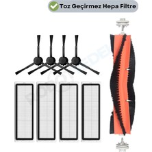 robotyedek Dreame Z10 Pro Uyumlu Yedek Mopsuz Fırça Filtre Seti-9 Parça